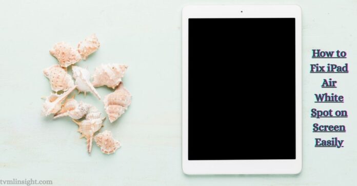 iPad Air White Spot